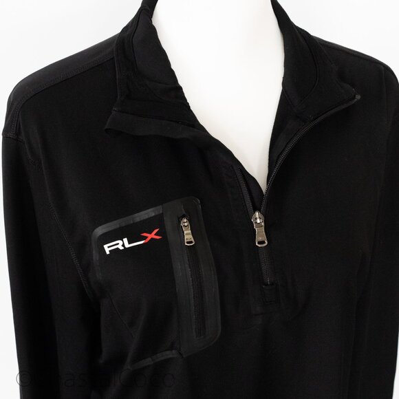 RLX Ralph Lauren Golf Performance Jersey Long Sleeve M Luxury Aronimink Club - Picture 4 of 13